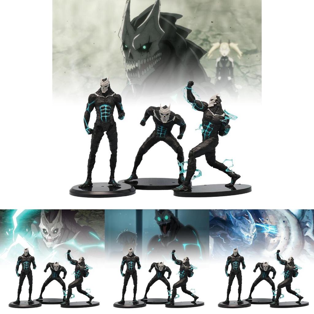 Stunning Monster 8 Collectible Figure Striking Kaifuka Character In Dynamic Poses Pvc Model