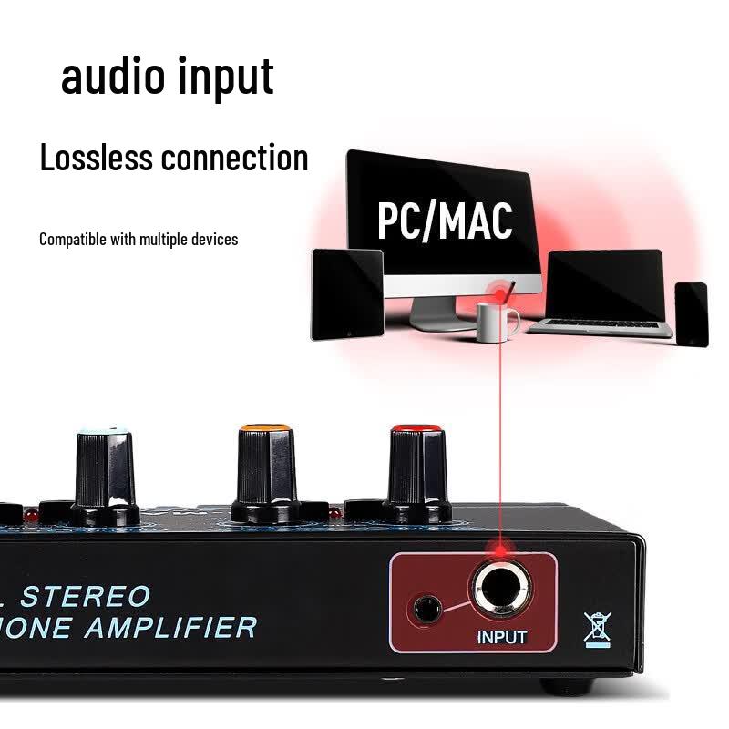 G-MARK DG6 6-Channel Stereo Headphone Amplifier