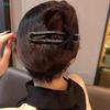Strass Haarspange Klassische Entenschnabelspange Schwarze Schleife Praktische Haarnadel Mädchen Haarnadel Haaraccessoires
