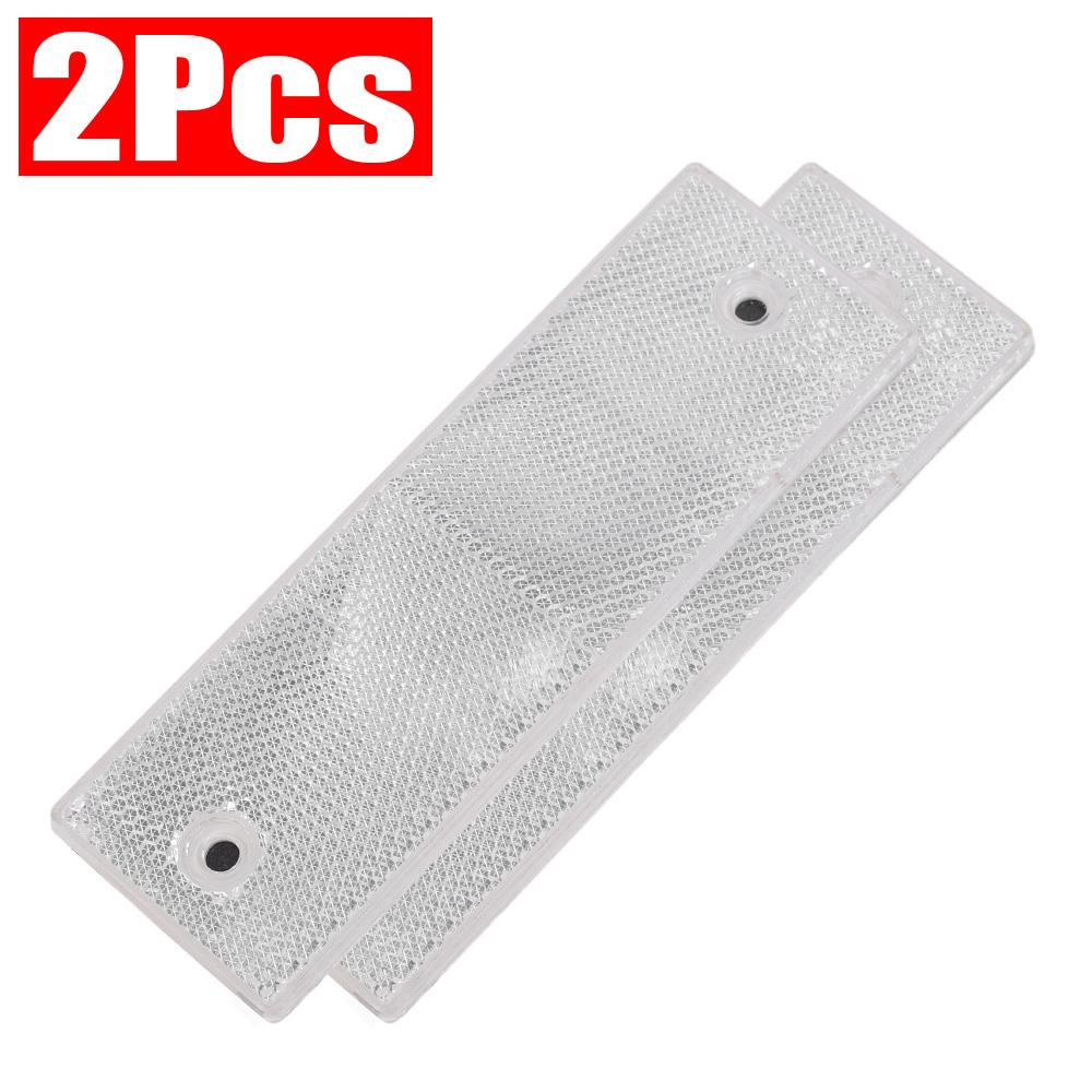 Reflective Strips Night Safety Warning Tape Plastic Truck Reflective Stickers Red and White Reflector Decorative Stickers 1-5PCS