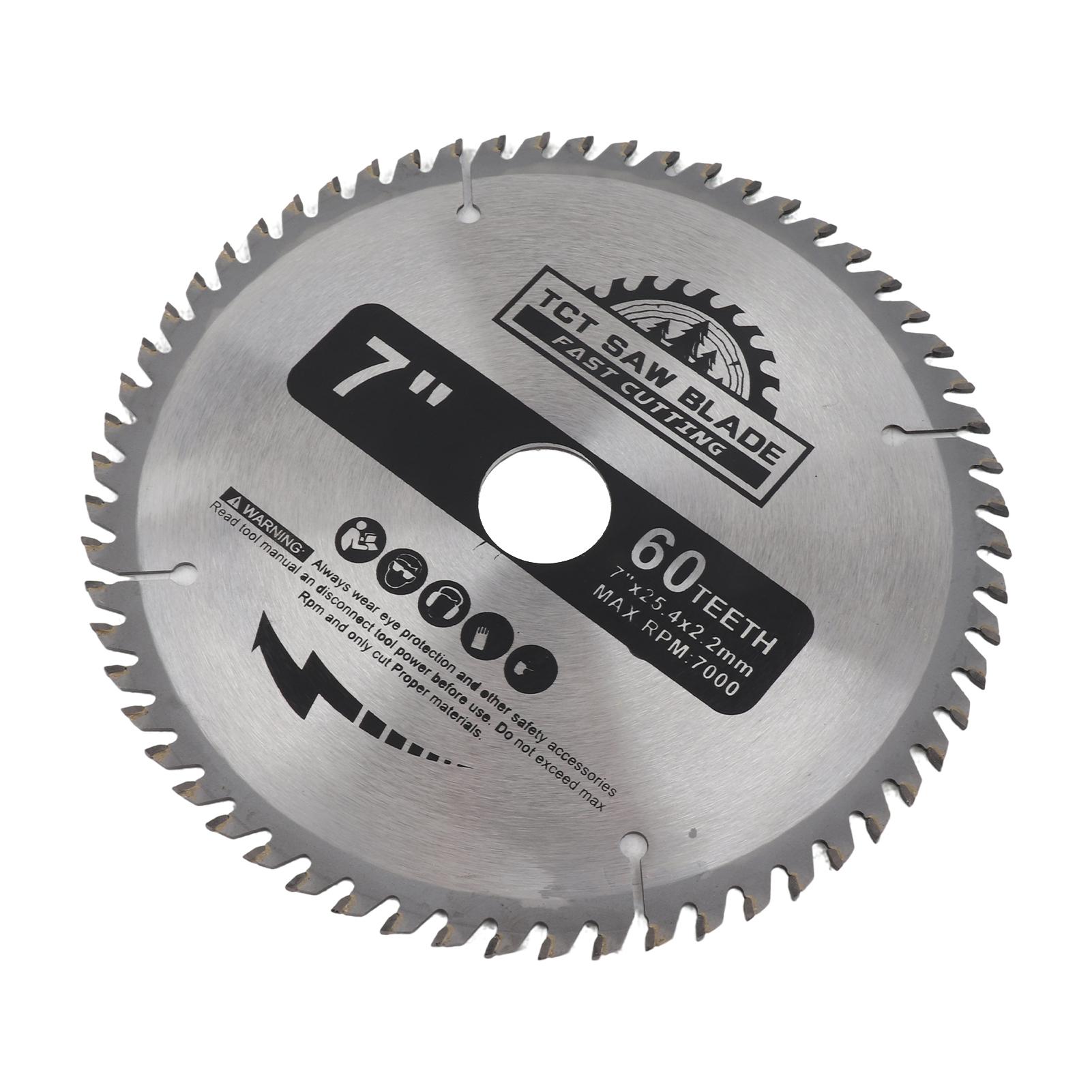 

7 (180мм) 60 Зубов Твердосплавный Диск Циркулярной Пилы Режущий Диск для Дерева Пластика