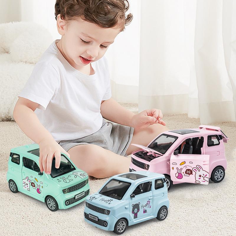 Toy Car with Lights Sounds and Opening Doors for Kids Interactive Vehicle