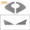2x PVC Window Decoration Decorative Car Front and Rear Triangle Window Glass Stickers Suitable for SEAT Leon MK2 2008-2012
