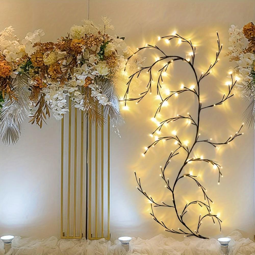 LED Vine Branch Light String for Indoor Wall Decoration & Wedding Festivities