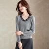 Srcr Women's Beaded Ultrafine Wool Knit Sweater