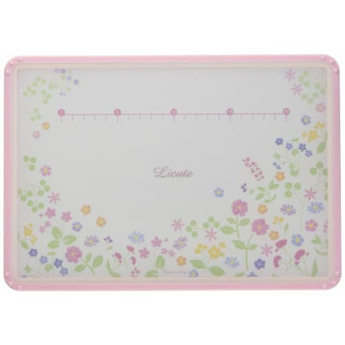PEARL METAL Lightweight, Non-Slip Cutting Board, Flower Diary, Dishwasher Safe, Licute, Made In Japan, C-1237