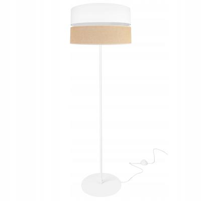 Floor Lamp, Standing, Metal Lampshade, 40Cm, White