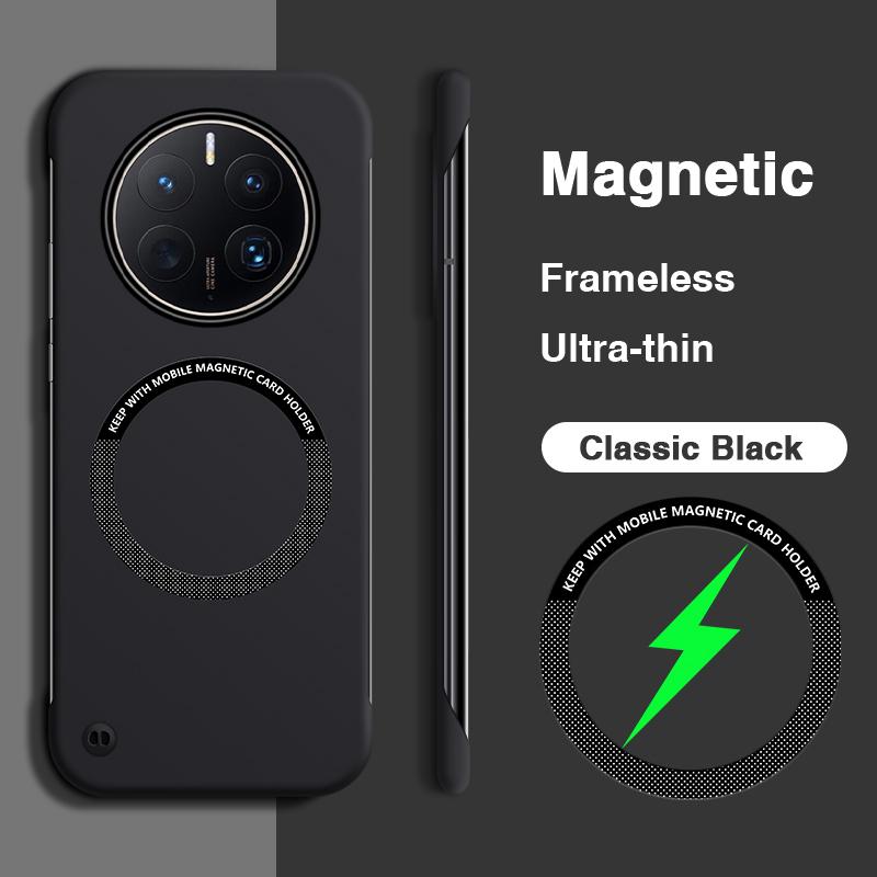 

Tough Frameless Luxury Phone Case for Huawei Mate 50 Pro 50E 50Pro Funda Magnetic Ultra Thin High Qualtiy Back Cover Accessories Huawei Mate 50 Pro