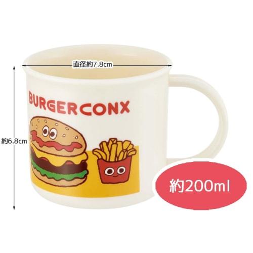 Skater Antibacterial Cup 200ml Burger Conks Friends Dishwasher Safe Made In Japan KE4AAG-A