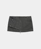 ETRE AU SOMMET Front Zip Belt Detail Mini Skirt (Dark Gray)