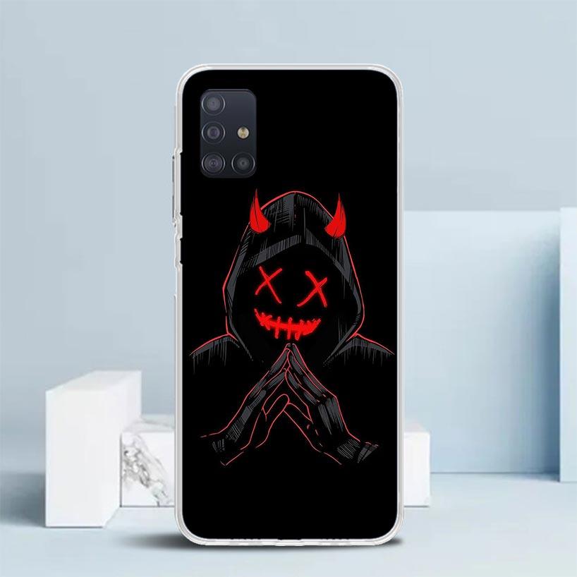 Devil Bad Boy Anime Soft Cover for Samsung Galaxy A12 A22 A32 A52 A72 A02S Phone Case Note 20 Ultra 10 S10 Plus A51 A71 A50S A20