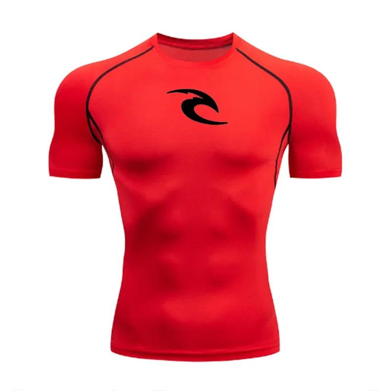 Men's Boxing Training Bottoming Long-sleeved Compression Shirt Outdoor Running Breathable Quick-drying Elastic T-shirt S-3XL