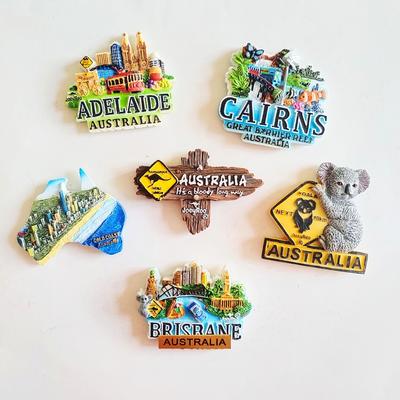 Avustralya Buzdolabı Magneti Hatıra Brisbane Adelaide Keynes Koala Turistik Hatıra Manyetik Mıknatıslar Buzdolabı için Ev Dekorasyonu