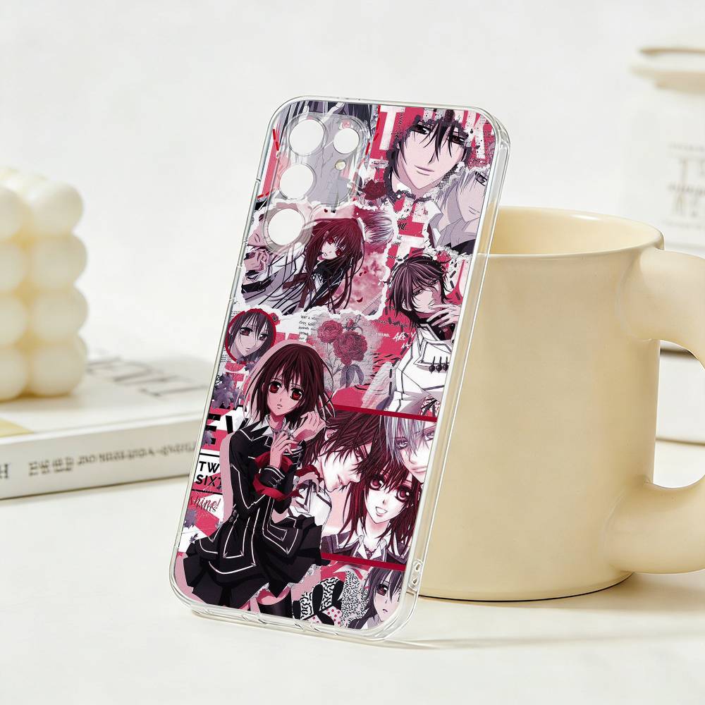 Anime Vampire Knight Phone Case For Samsung S26, S25,S24,S21,S22,S23,S30,Ultra,Plus,5G,Transparent Cover Samsung S23plus5G