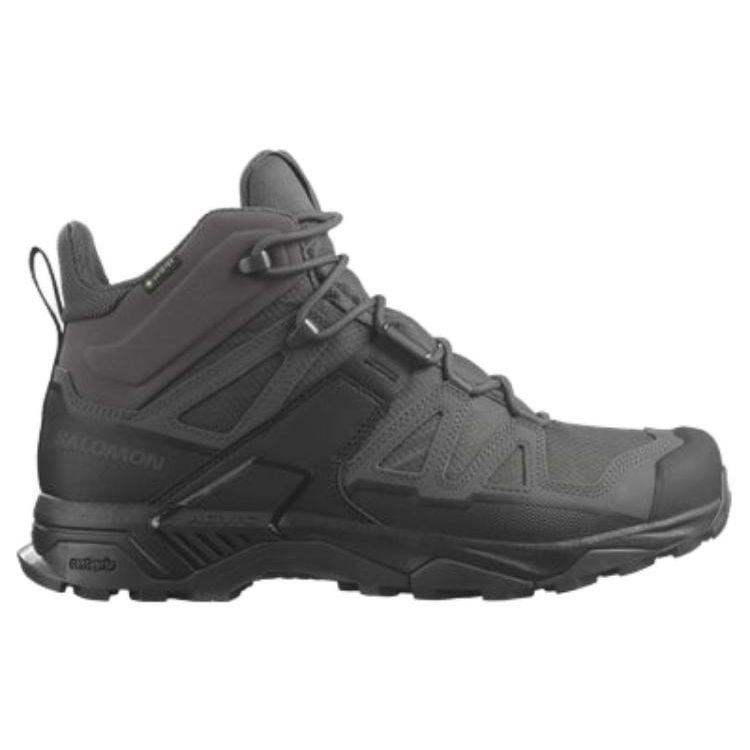 SALOMON X Ultra 4 Forces Mid GTX Comfortable Slip-Resistant Durable Outdoor Functional Shoes Men Shoes Gray Black 472344