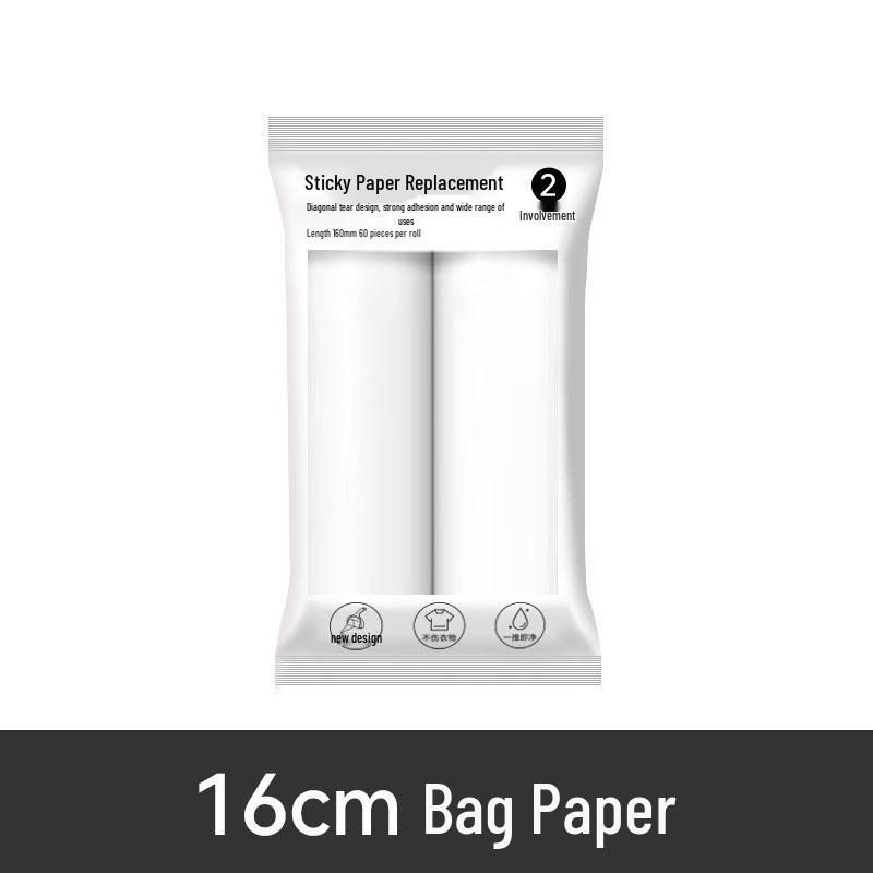 Clothes Lint Roller Replacement: Sticky Tear-Off for Hair Removal on Bed and Household Surfaces.