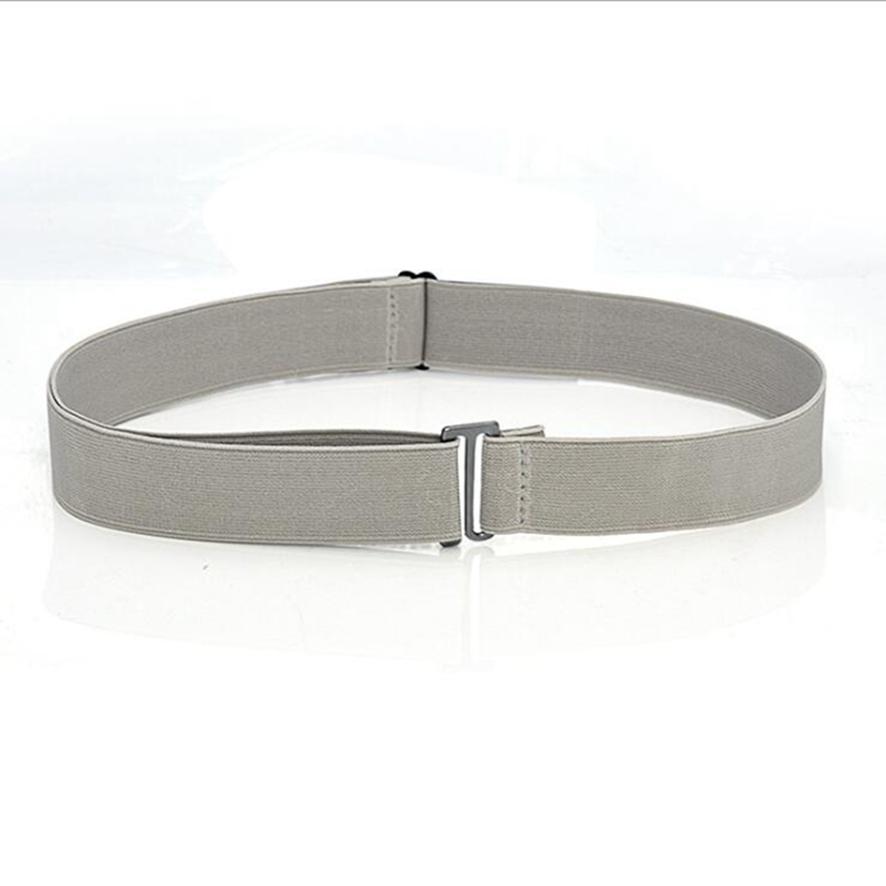 Women Fashion Adjust Slim Elastic Invisible Belt Simple Lazy Belt Fat Elastic Belt Seamless Jeans Belt