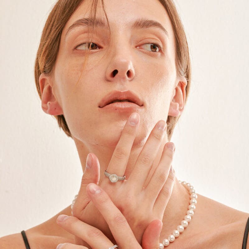 qudokorea kudo basic deluxe ring silver