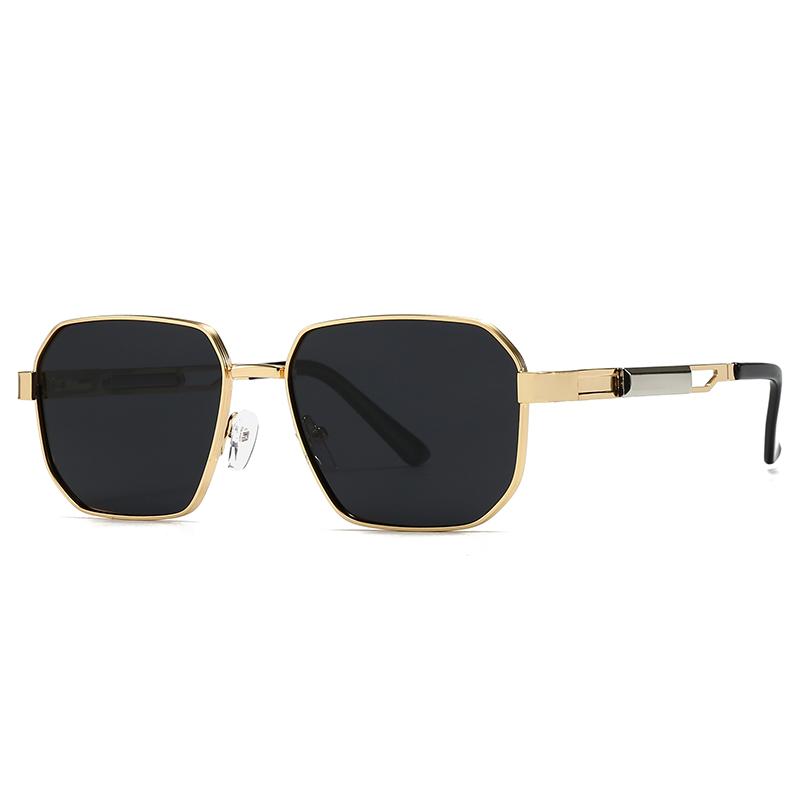 Trendy Sunglasses for Men Women Cross Border Export Polygonal Frame European American Street Style Instagram Influencer 1414