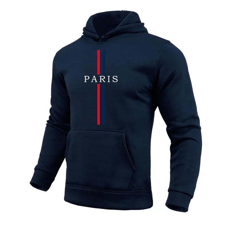 Men's Hooded Sweatshirts Urban Casual Fashion Hoodies High Quality All Season Daily Sports Tops Male Home Outdoor Comfort Coats