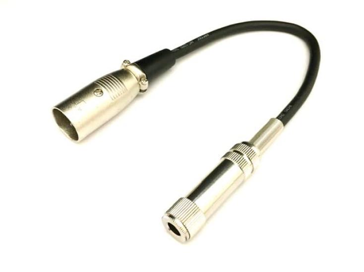 

XLR microphone terminal conversion cord 3-pin male to 6.3 mono jack 20cm