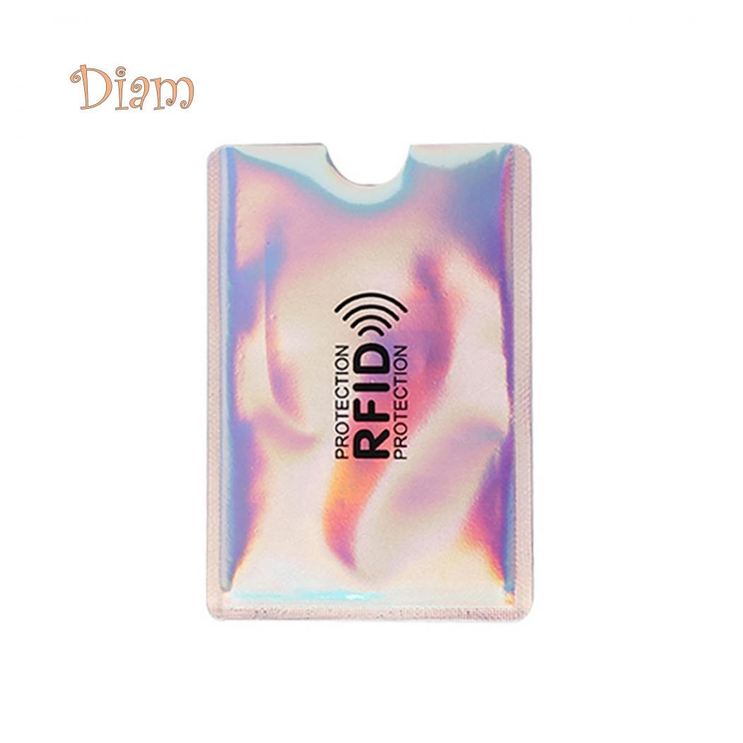 

GQ 10шт алюминиевый RFID-держатель для блокировки карт чехол противоугонный защитный рукав One Size