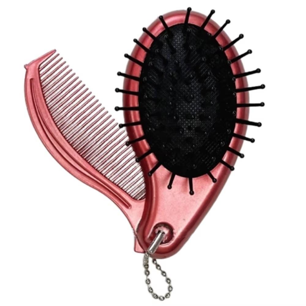 Foldable Portable Hair Brush 3 in1 Travel Massage Comb Air Cushion Comb Essential Tool
