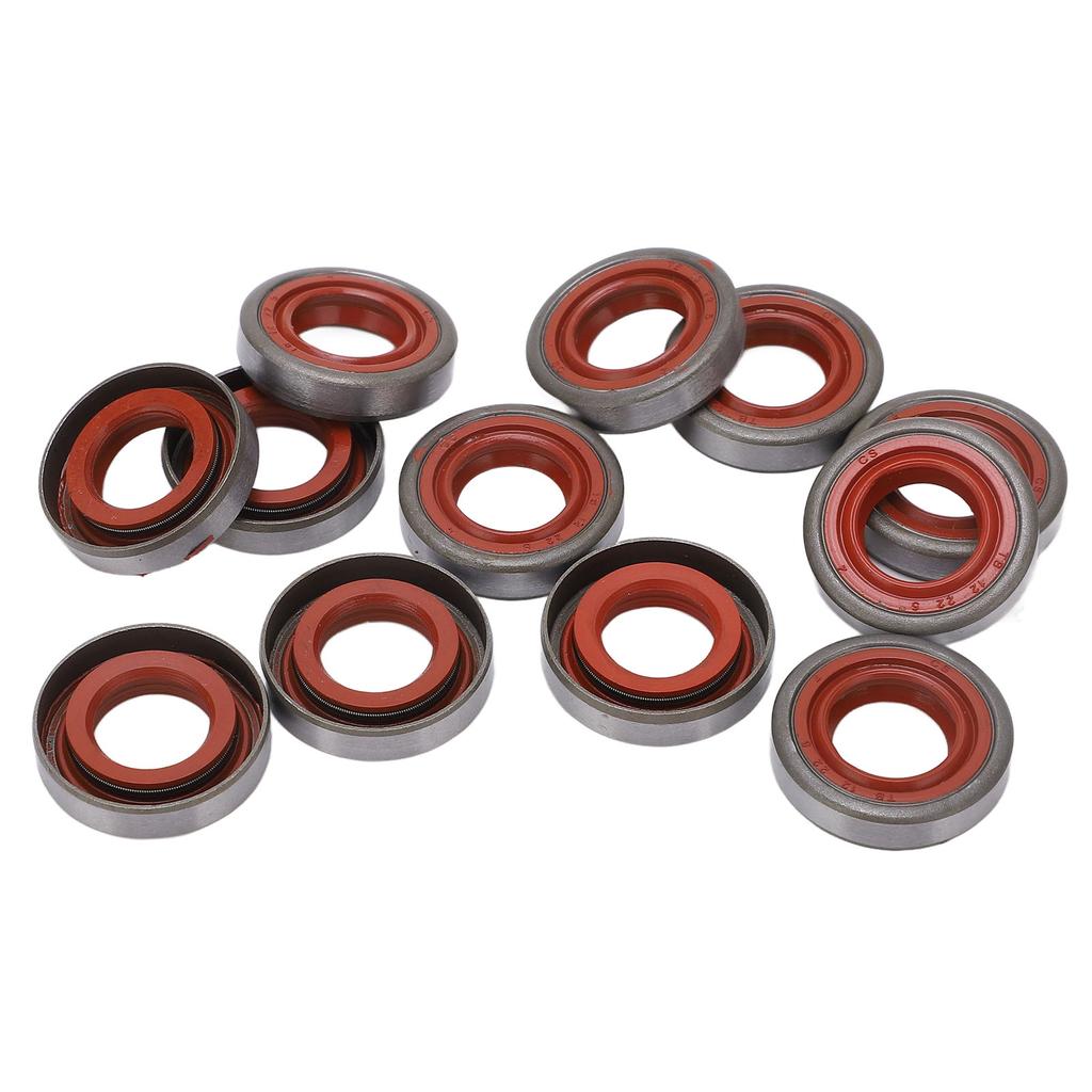 12Pcs Trimmer Oil Seal Cover Kit Iron ABS Oil Seal Replacement for Stihl FS80 FS85