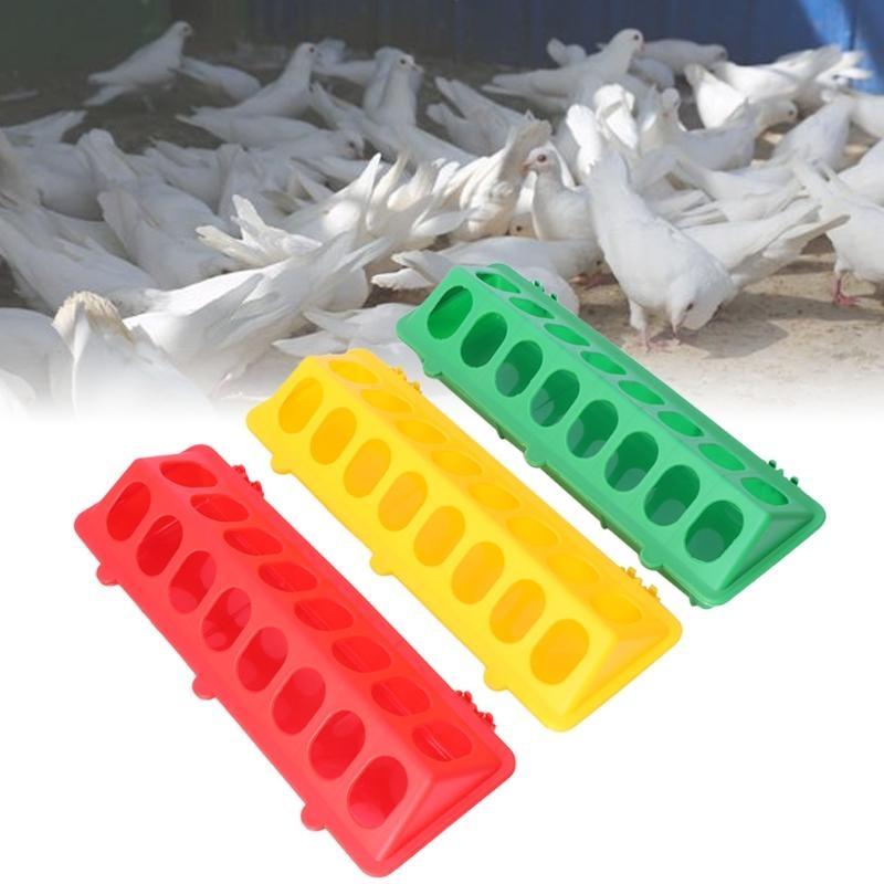 24TE Flip-Top Poultry Feeder Bird Feeder Flip-Top Chicken Feeder Waterer 30cm Long