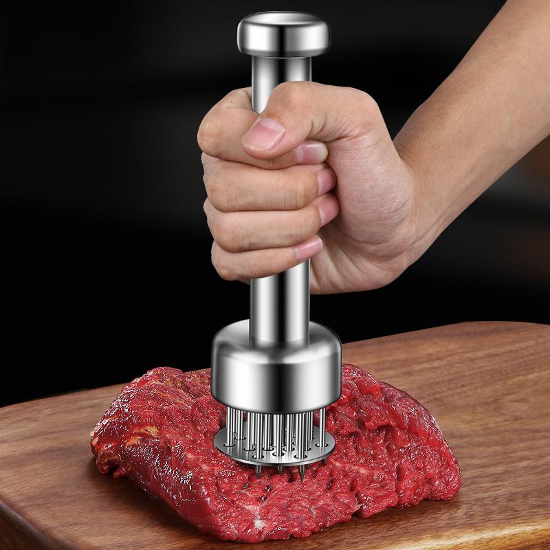 Köttmörningsnål i rostfritt stål Håller köttets form och fibrer väl gör tjock biff och kött mer smakrik