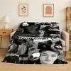 Kpop Bang Chan Stray Kids Muziek Flanellen Deken Zacht Warm Plaid voor Slaapkamer Woonkamer Bed Reizen Kamperen Picknick Cadeau