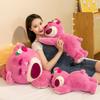 Creative Latest Cute Lotso Pillow Plush Plaything Gifts For Girls Young Boys Long Lying Down Stuffed Animal Doll Kawaii Household Decor