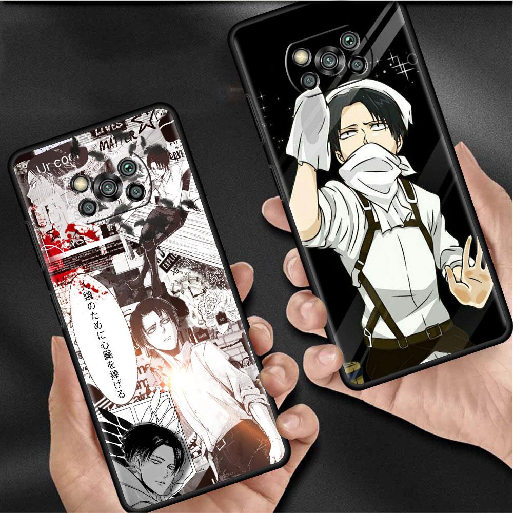 Case For Xiaomi Mi Poco X3 NFC X4 Pro F3 F4 GT M4 M3 F1 C40 11 Lite 11T Soft Silicone Funda Phone Cover Attack On Titan Shell
