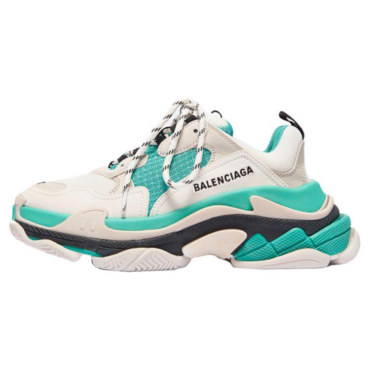 Balenciaga Triple S 'White Green' 2019 Women's 524039W09OH3005