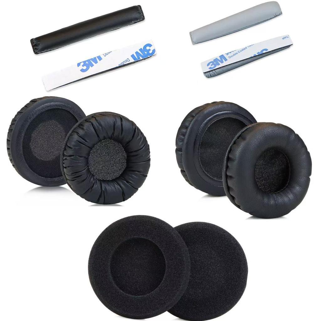 1 Set Replacement Ear Pads Earpads Headband for Sennheiser PX100 PX80 PX90 Headphones Memory Foam Ear Cushion Cover