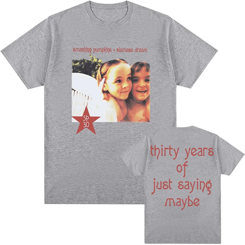 Siamese Dream 30-jähriges Jubiläum T-Shirts The Smashing Pumpkins Rockband T-Shirt Sommer Weiche T-Shirts Grafik Kleidung