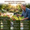 3x Telescopic Garden Water Hose with 10-Function High-Pressure Spray Gun for Watering and Car Wash