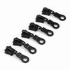 20pcs 1.57inch Replacement Kit Black Zipper Pulls Heavy Duty Zipper Sliders  Fastener Replacement