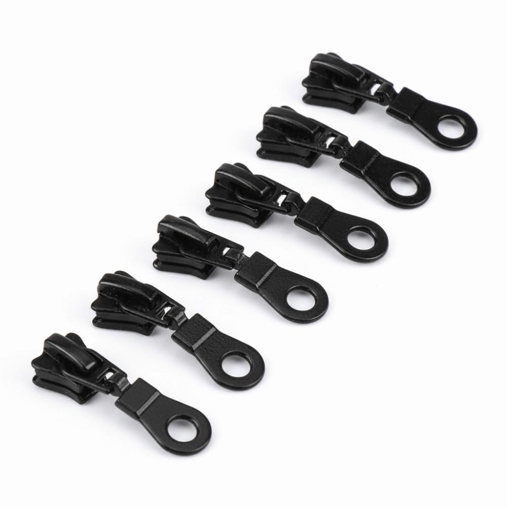 20pcs 1.57inch Replacement Kit Black Zipper Pulls Heavy Duty Zipper Sliders Fastener Replacement