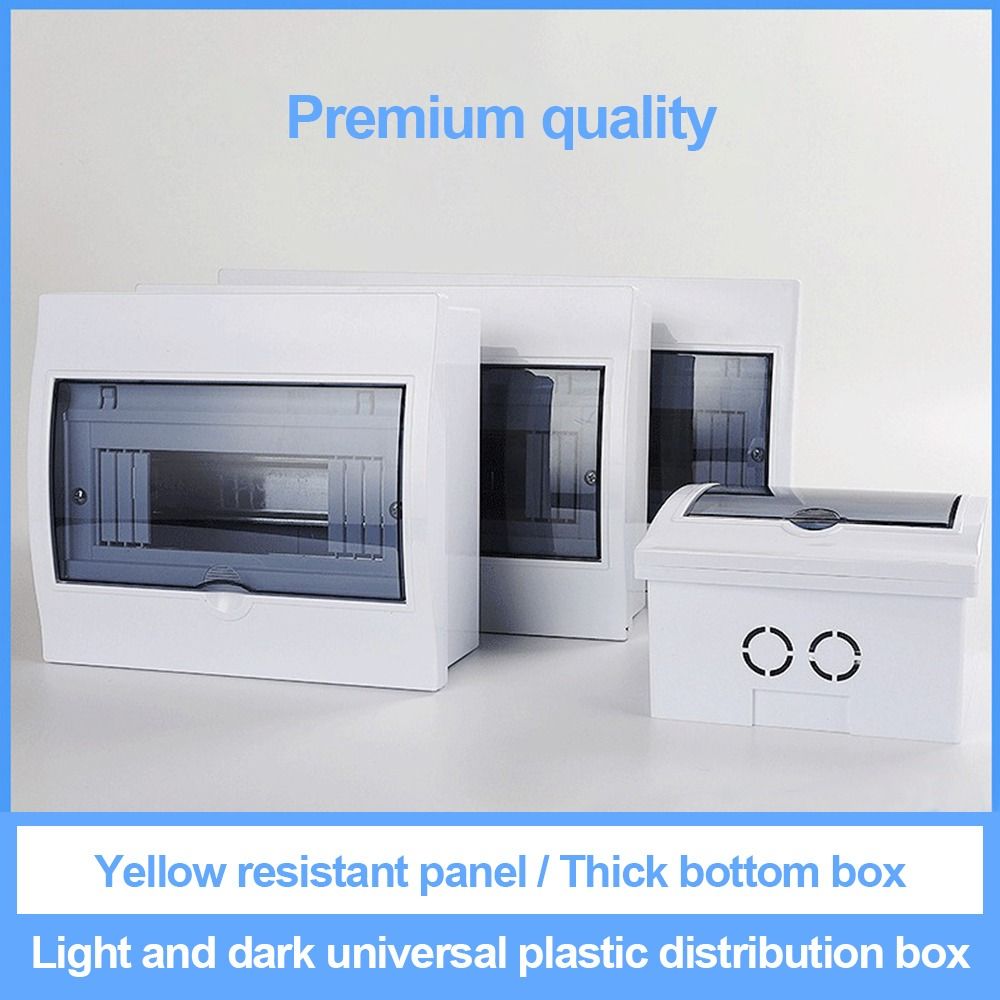 Plastic Power Plastic Junction Box Dustproof 2-16Ways Distribution Shield Waterproof Electrical Enclosure