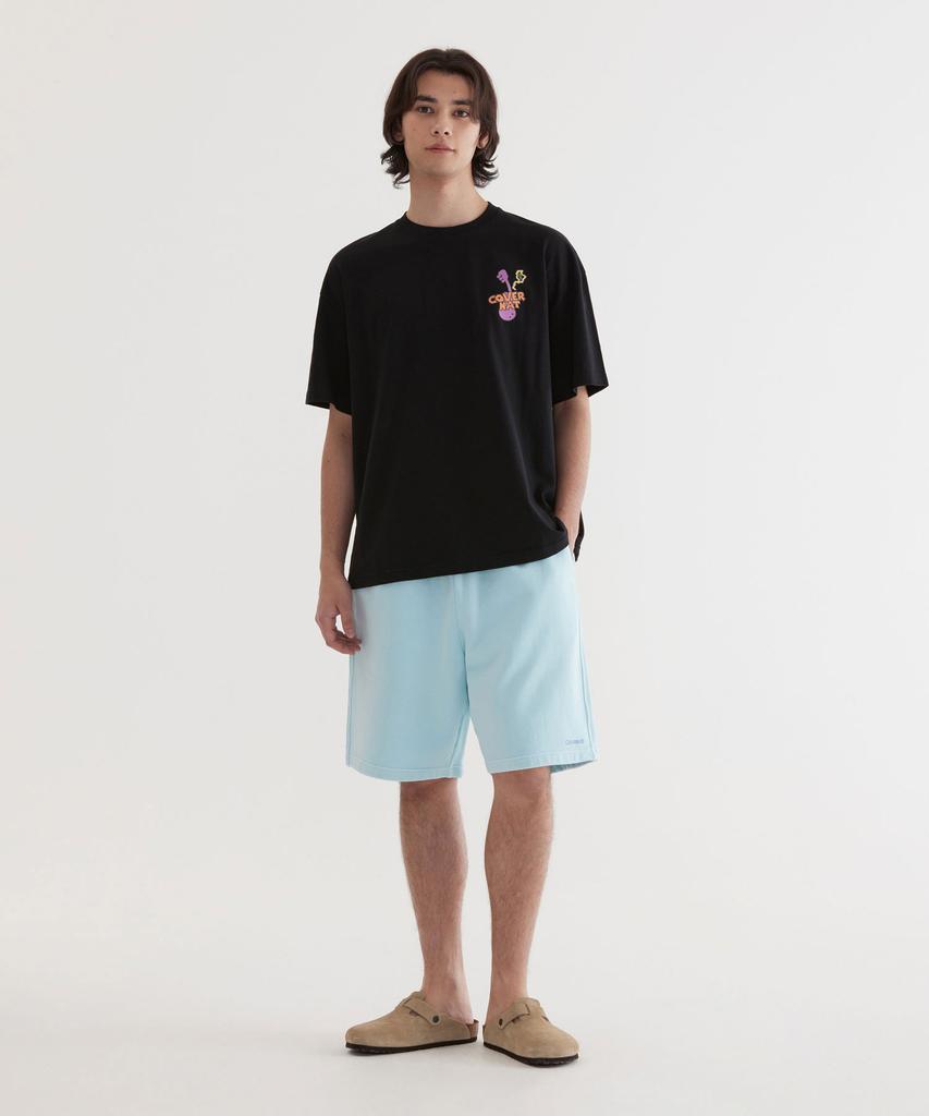 COVERNAT Regular Small Authentic Dyed Sweat Shorts Sky Blue