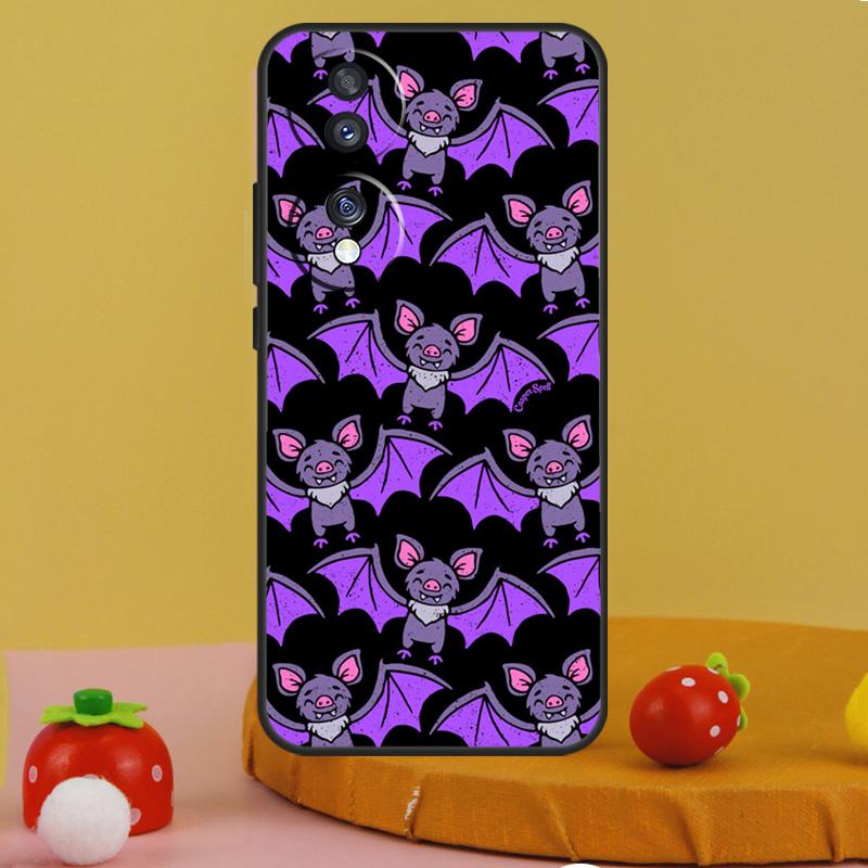 

Vampire Bats Full Moon Halloween Case For Honor 200 Pro X9c X9a X8a X7a X6a X7 X8 X9 X8b X9b Magic 5 6 50 70 90 Lite Cover Honor 200 Pro