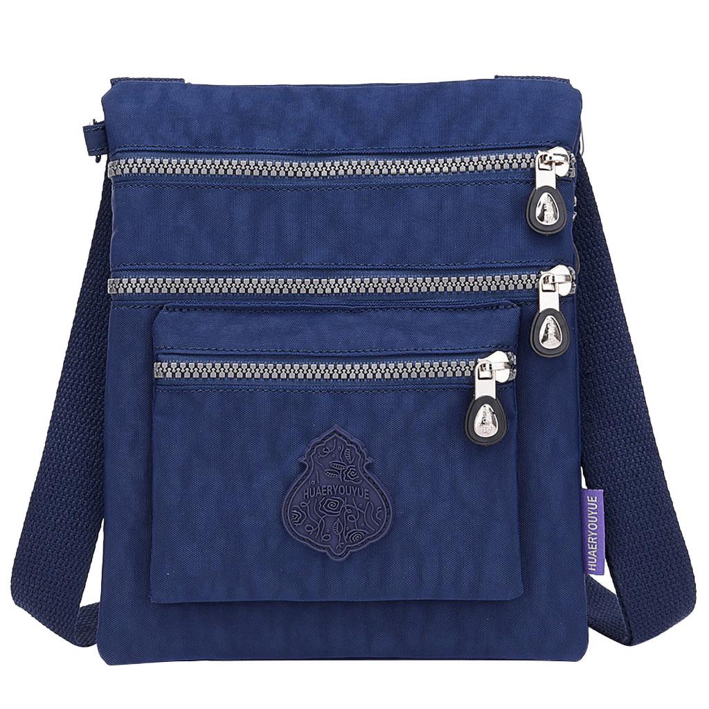 Women Nylon Shoulder Bag Elegant Daily Shopping Handbag