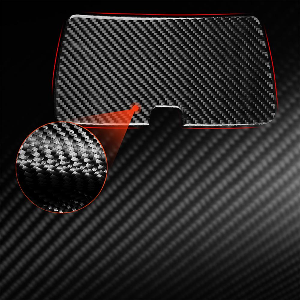 Carbon Fiber Dashboard Storage Box Cover Trim Sticker For Toyota Celica 2000-05