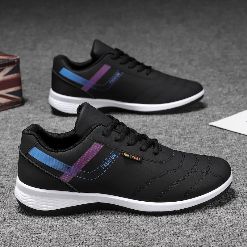 Белые туфли. Мужские кожаные рабочие туфли. Повседневная и дышащая спортивная обувь. 44 — фото 4