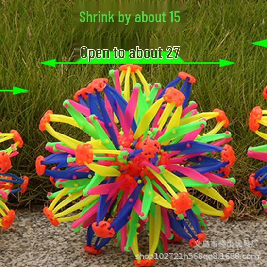 Magic Expanding Flower Ball: Elastic Retractable Toy for Kids - Encourages Learning & Parent-Child Interaction