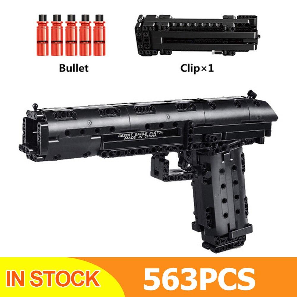 

14004 MOC Desert Eagle, пистолет, оружие, модель пистолета SWAT, строительные блоки, кирпичи, детские игрушки «сделай сам», рождественские подарки