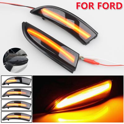 Für Ford Fiesta Mk7 2008-2017 für Ford B-Max 2012-2017 2 Stück Dynamischer Blinker LED Blinker Seitenblinker Spiegel