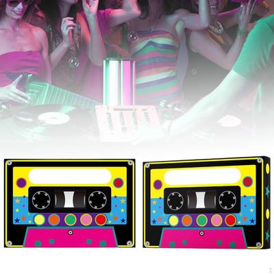 2x Musical Parties Supplies Goodie Gable Box Unique Hip Hop Novelty Radio Vintage Gifts Nostalgic