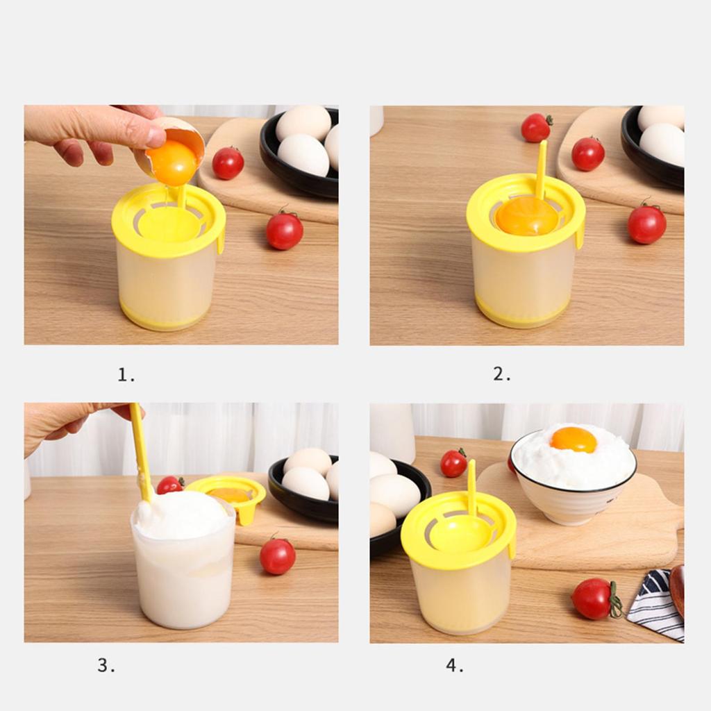 Egg Yolk Separator, Divider Tool, Kitchen Tools, Portable Liquid Storage Cup